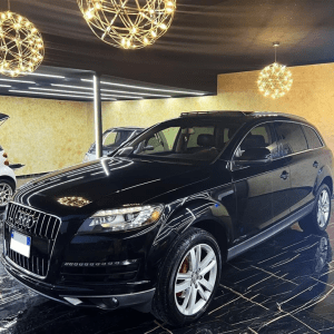 Rent a car Tirana Albania. audi q7 7 seats suv rental in albania